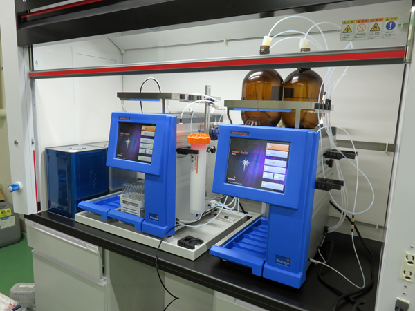 本社プロセス研究室に中圧分取精製装置を増設しました。 | 設備 | Info・Topics | 日本理化学工業株式会社